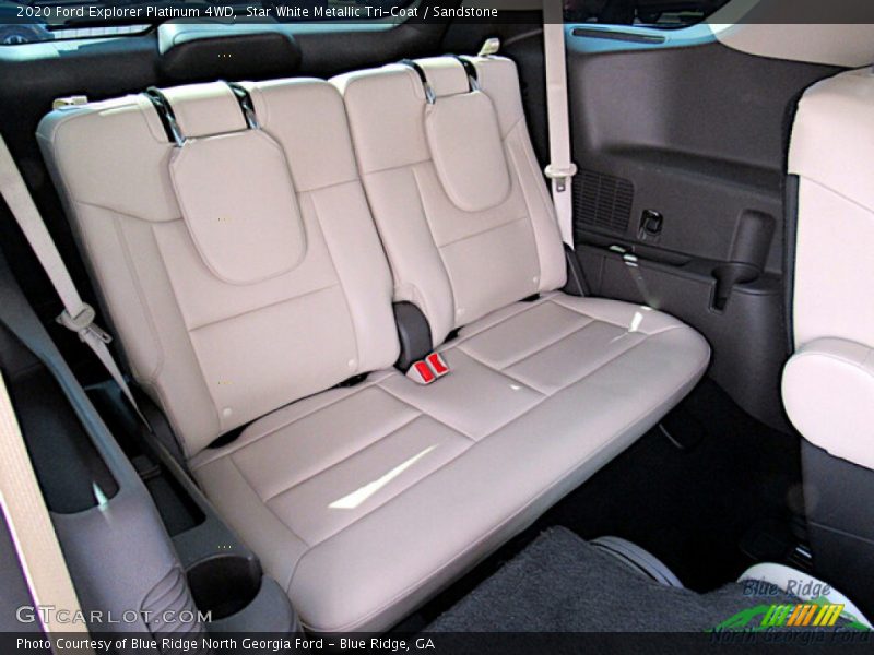 Star White Metallic Tri-Coat / Sandstone 2020 Ford Explorer Platinum 4WD