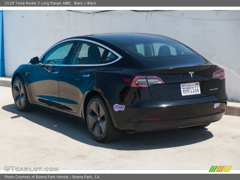 Black / Black 2018 Tesla Model 3 Long Range AWD