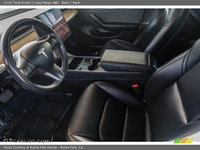 Black / Black 2018 Tesla Model 3 Long Range AWD