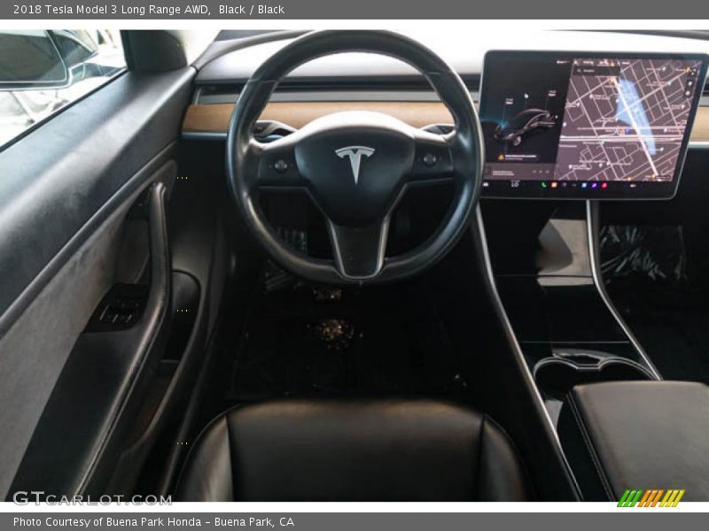 Black / Black 2018 Tesla Model 3 Long Range AWD