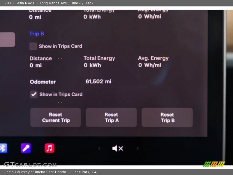 Black / Black 2018 Tesla Model 3 Long Range AWD