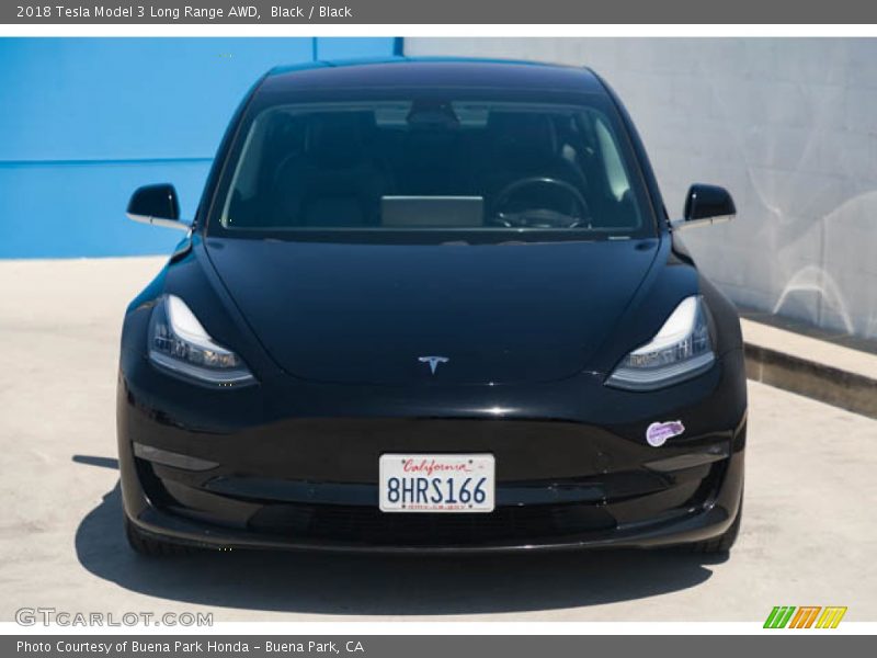 Black / Black 2018 Tesla Model 3 Long Range AWD