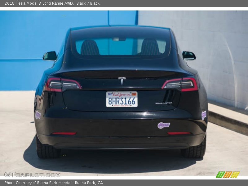 Black / Black 2018 Tesla Model 3 Long Range AWD