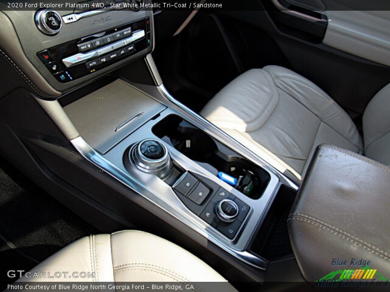 Star White Metallic Tri-Coat / Sandstone 2020 Ford Explorer Platinum 4WD