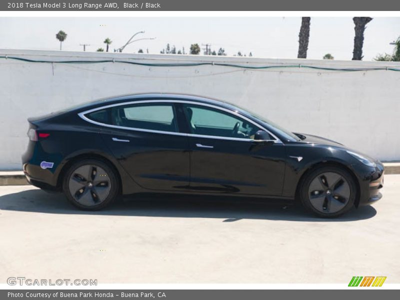 Black / Black 2018 Tesla Model 3 Long Range AWD