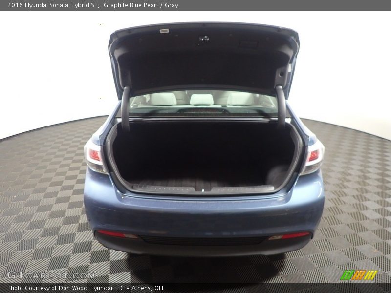 Graphite Blue Pearl / Gray 2016 Hyundai Sonata Hybrid SE