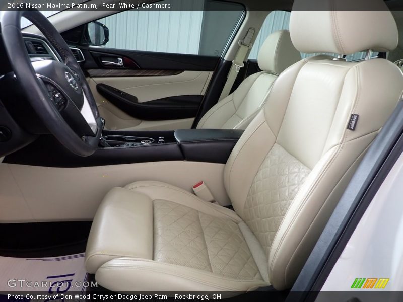 Pearl White / Cashmere 2016 Nissan Maxima Platinum