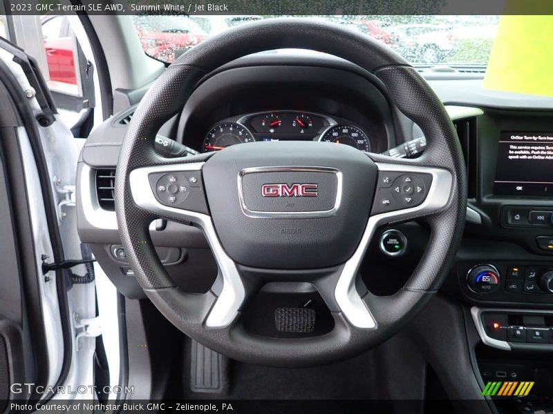 Summit White / Jet Black 2023 GMC Terrain SLE AWD