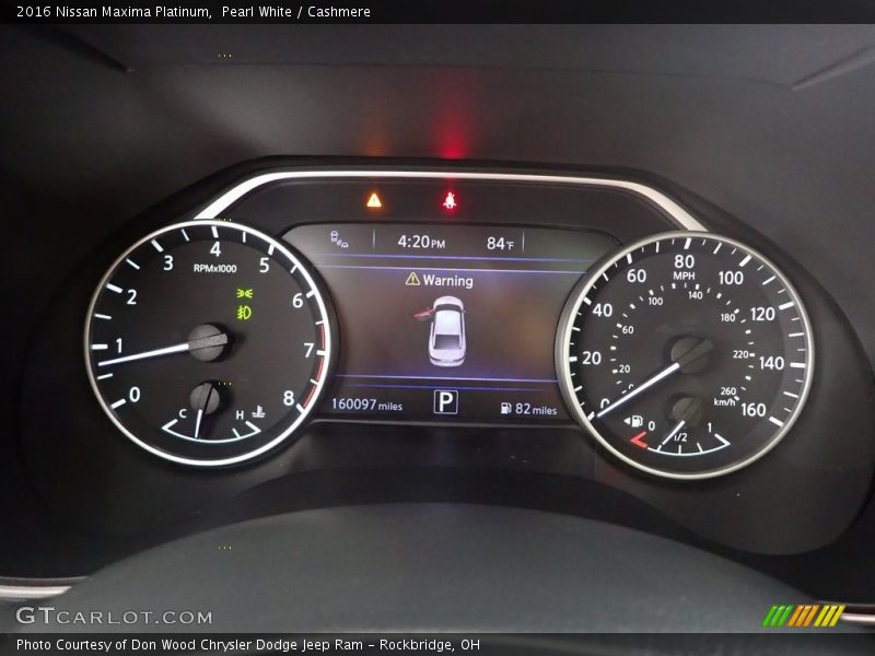 Pearl White / Cashmere 2016 Nissan Maxima Platinum