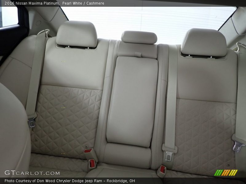 Pearl White / Cashmere 2016 Nissan Maxima Platinum