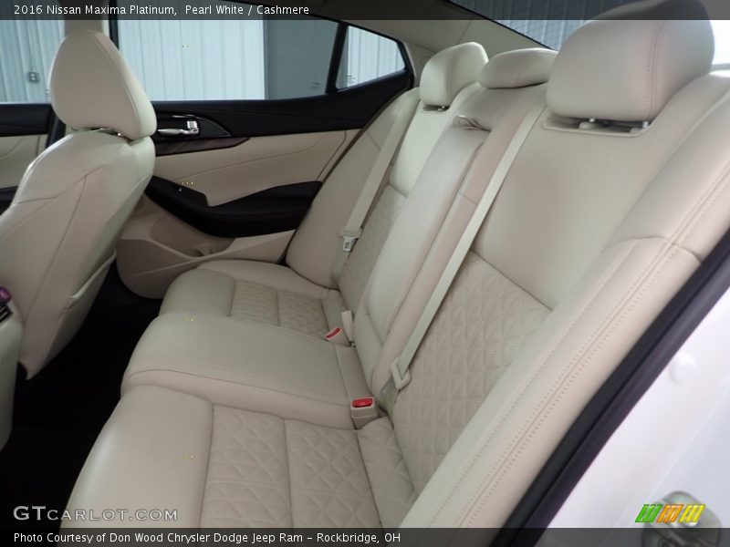 Pearl White / Cashmere 2016 Nissan Maxima Platinum