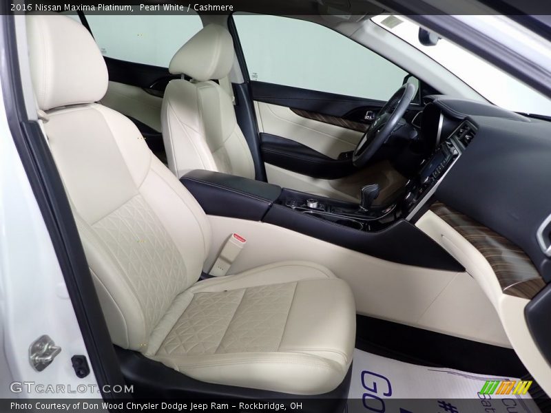 Pearl White / Cashmere 2016 Nissan Maxima Platinum
