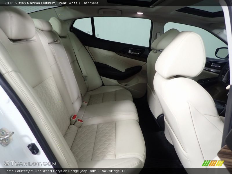 Pearl White / Cashmere 2016 Nissan Maxima Platinum