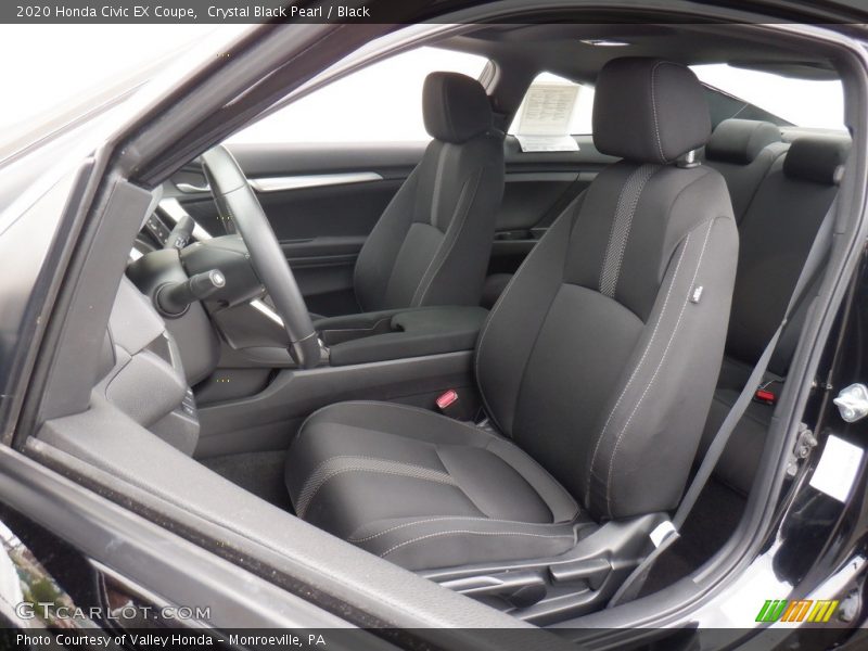 Front Seat of 2020 Civic EX Coupe