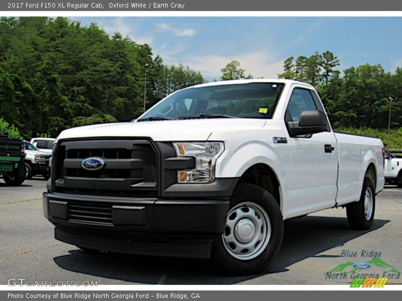 Oxford White / Earth Gray 2017 Ford F150 XL Regular Cab
