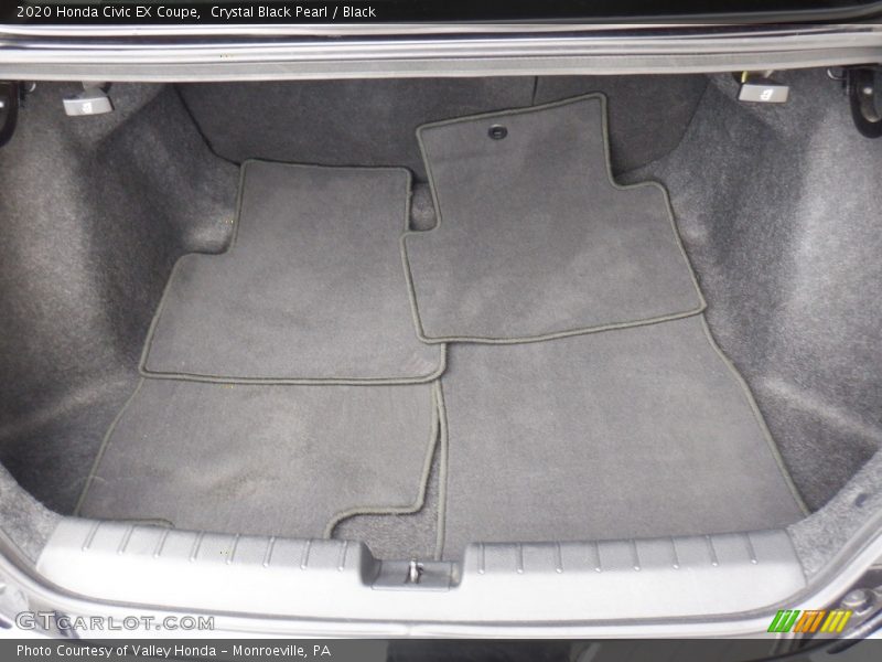 Crystal Black Pearl / Black 2020 Honda Civic EX Coupe