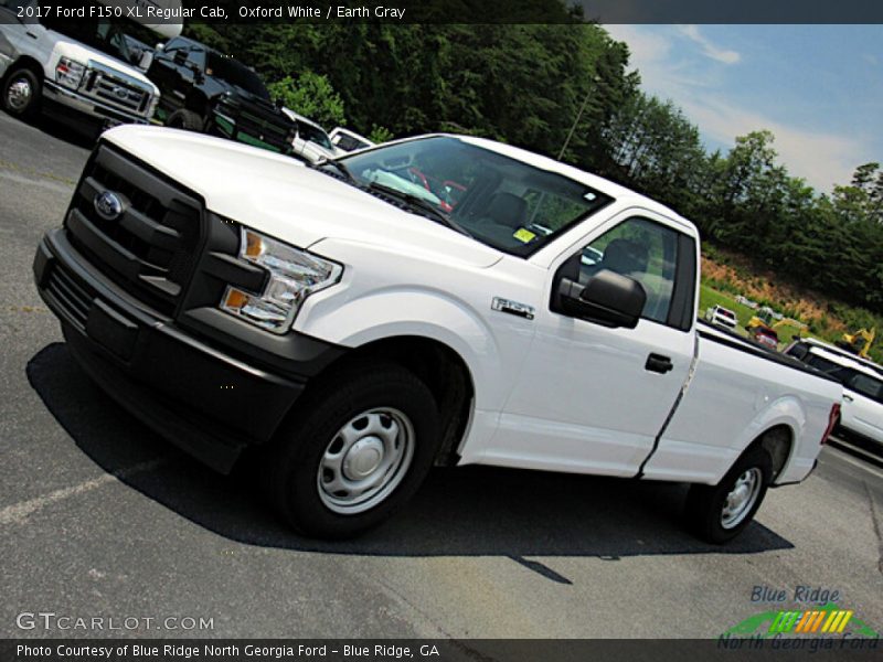 Oxford White / Earth Gray 2017 Ford F150 XL Regular Cab