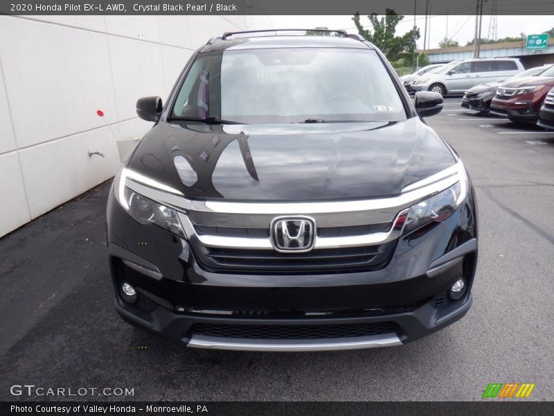 Crystal Black Pearl / Black 2020 Honda Pilot EX-L AWD