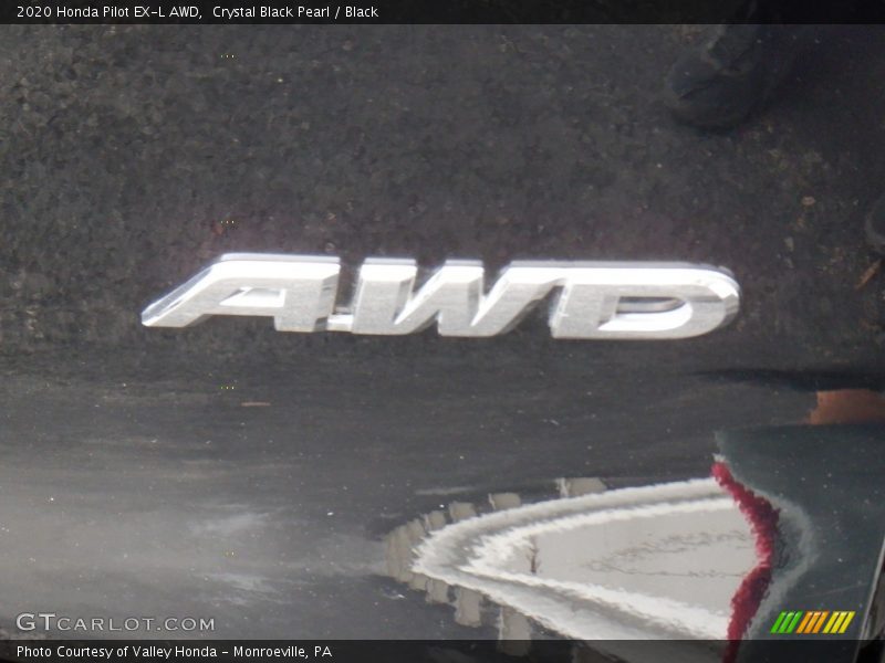 Crystal Black Pearl / Black 2020 Honda Pilot EX-L AWD