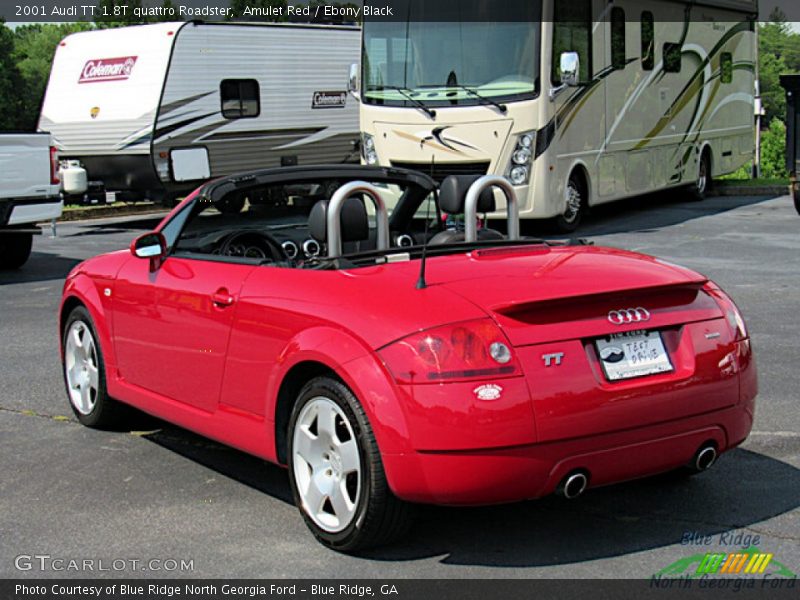 Amulet Red / Ebony Black 2001 Audi TT 1.8T quattro Roadster
