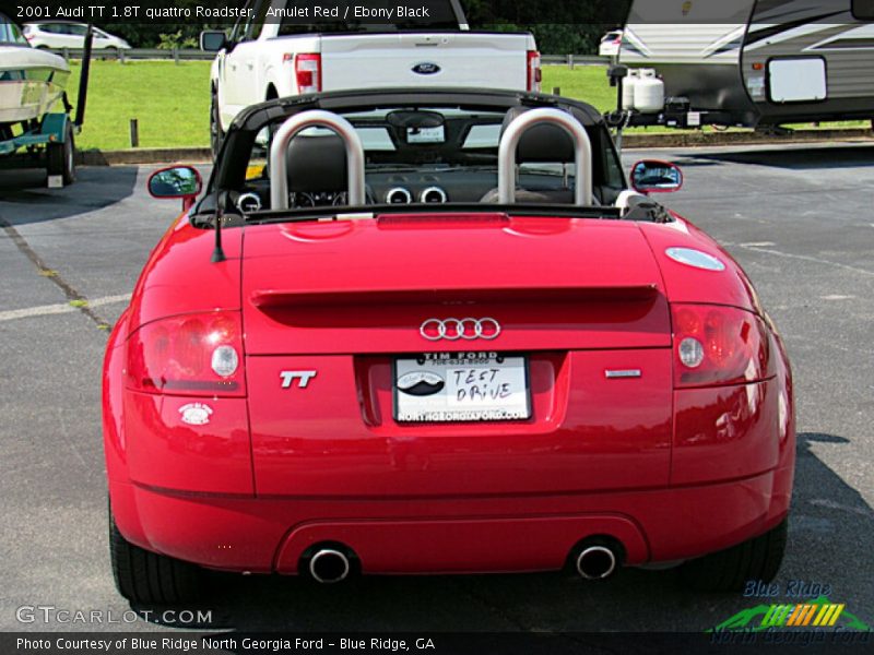 Amulet Red / Ebony Black 2001 Audi TT 1.8T quattro Roadster