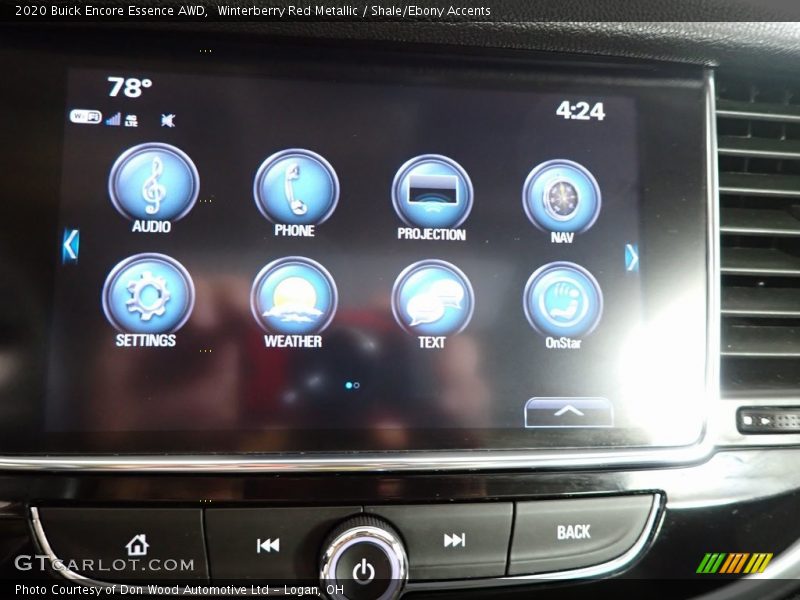 Winterberry Red Metallic / Shale/Ebony Accents 2020 Buick Encore Essence AWD