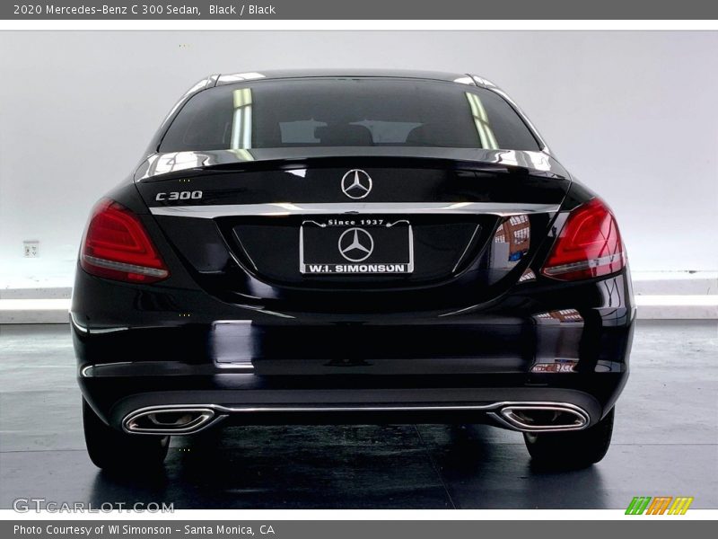Black / Black 2020 Mercedes-Benz C 300 Sedan