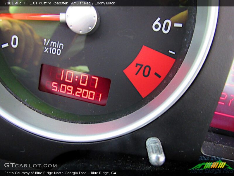 Amulet Red / Ebony Black 2001 Audi TT 1.8T quattro Roadster