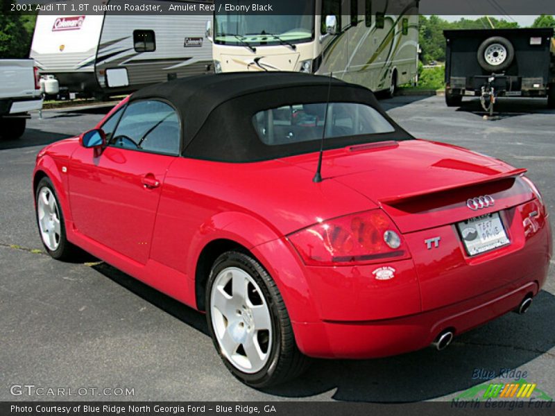 Amulet Red / Ebony Black 2001 Audi TT 1.8T quattro Roadster