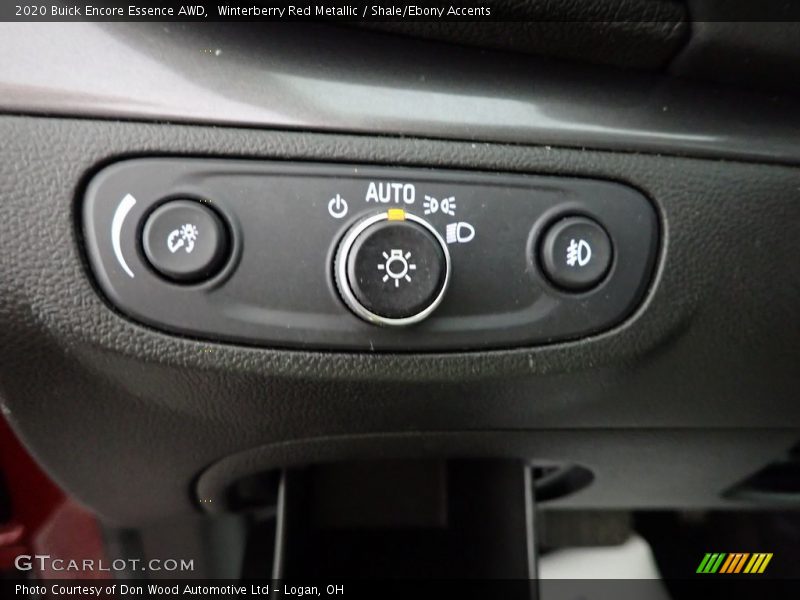 Controls of 2020 Encore Essence AWD