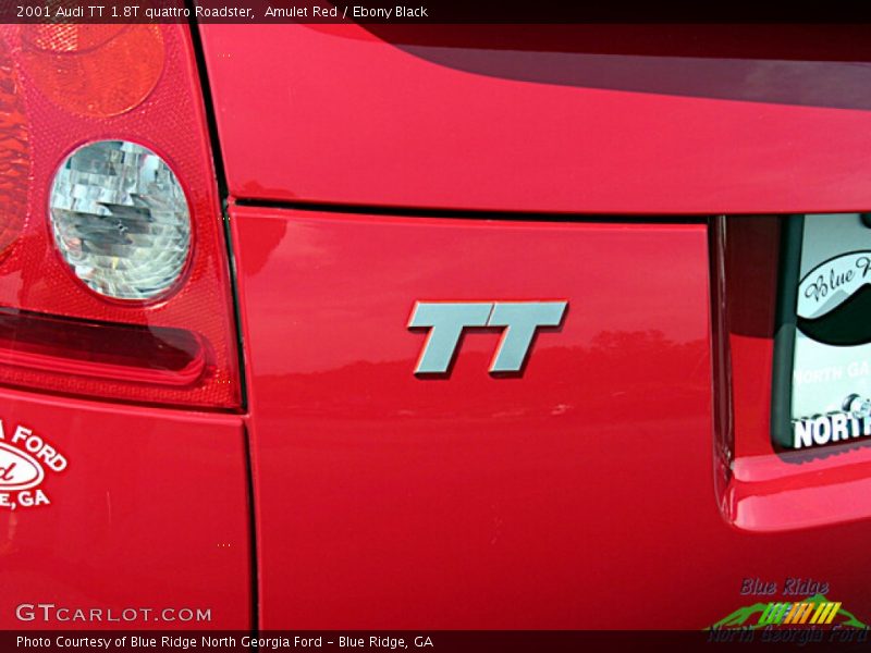 Amulet Red / Ebony Black 2001 Audi TT 1.8T quattro Roadster