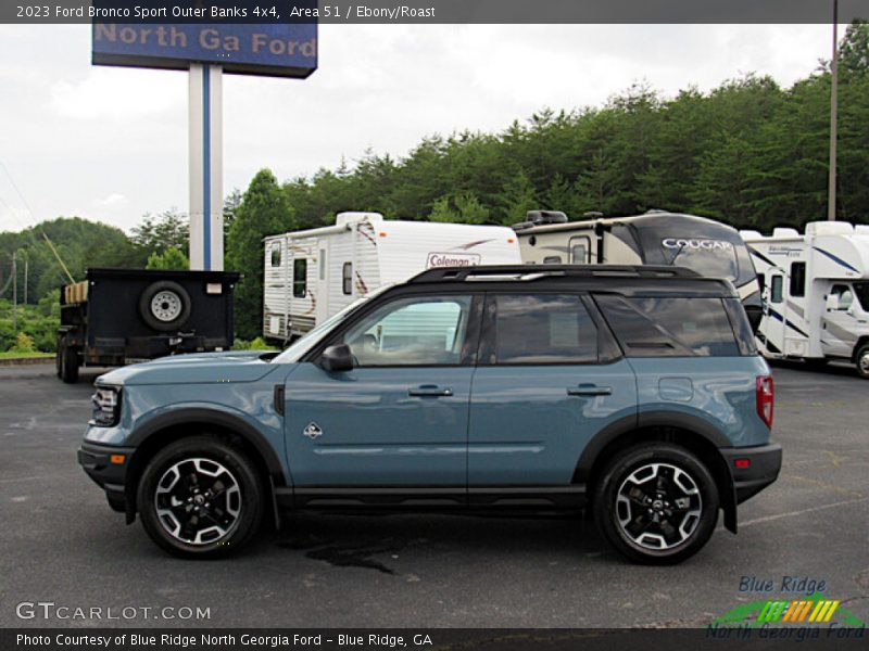 Area 51 / Ebony/Roast 2023 Ford Bronco Sport Outer Banks 4x4