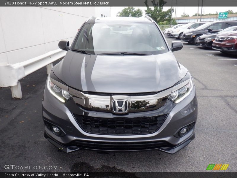 Modern Steel Metallic / Black 2020 Honda HR-V Sport AWD