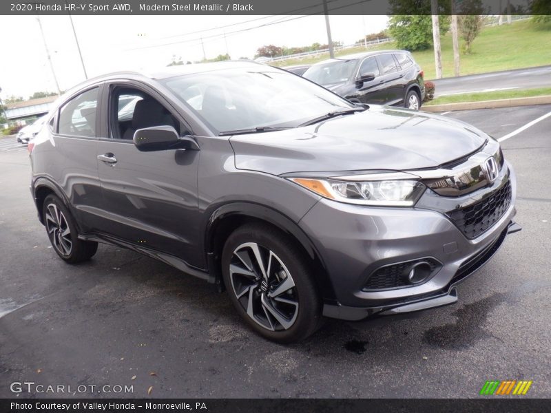 Modern Steel Metallic / Black 2020 Honda HR-V Sport AWD