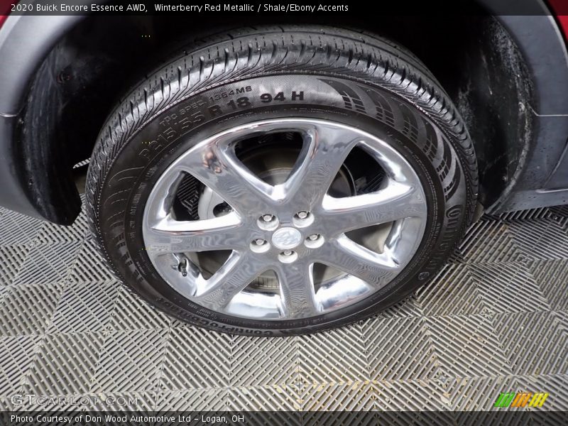 Winterberry Red Metallic / Shale/Ebony Accents 2020 Buick Encore Essence AWD