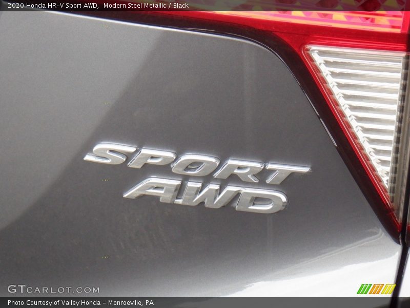 Modern Steel Metallic / Black 2020 Honda HR-V Sport AWD