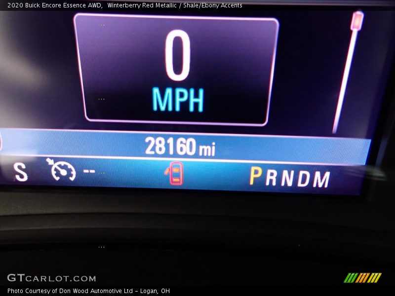 Winterberry Red Metallic / Shale/Ebony Accents 2020 Buick Encore Essence AWD