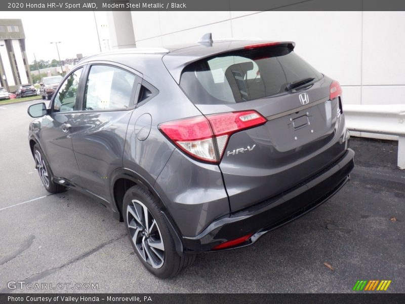 Modern Steel Metallic / Black 2020 Honda HR-V Sport AWD