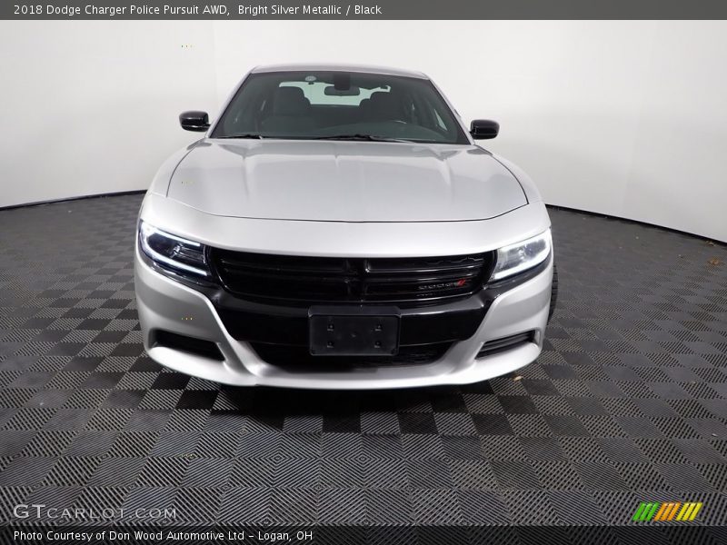 Bright Silver Metallic / Black 2018 Dodge Charger Police Pursuit AWD