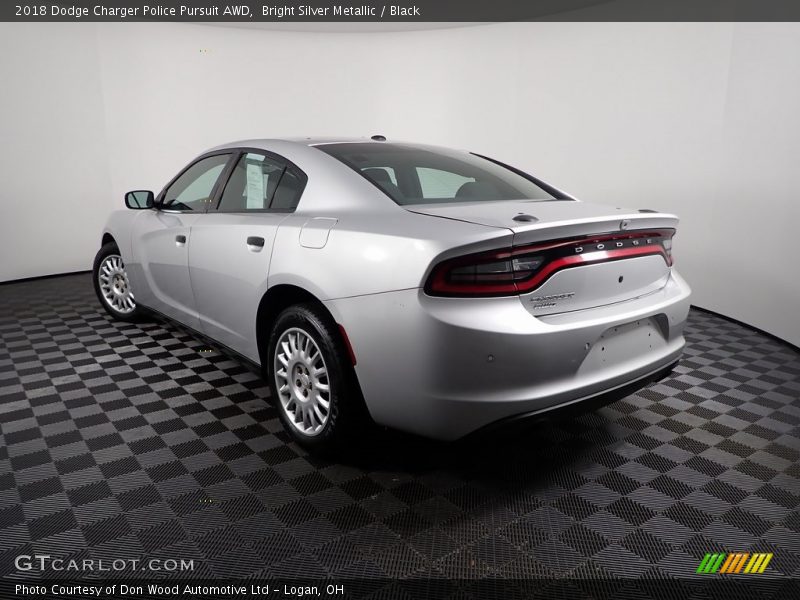 Bright Silver Metallic / Black 2018 Dodge Charger Police Pursuit AWD
