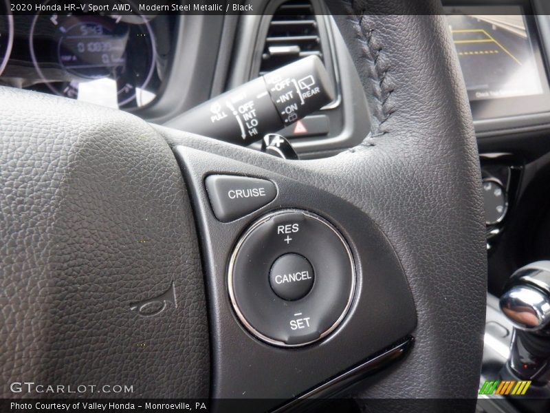 Modern Steel Metallic / Black 2020 Honda HR-V Sport AWD