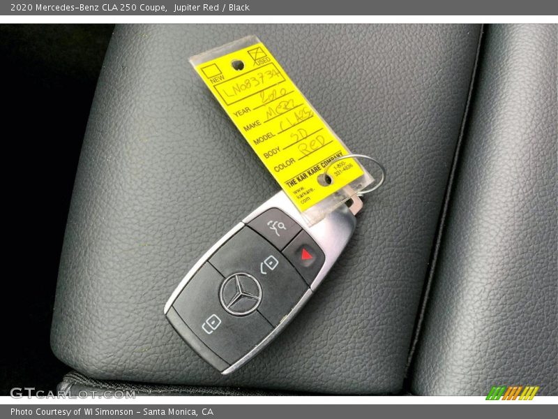 Jupiter Red / Black 2020 Mercedes-Benz CLA 250 Coupe
