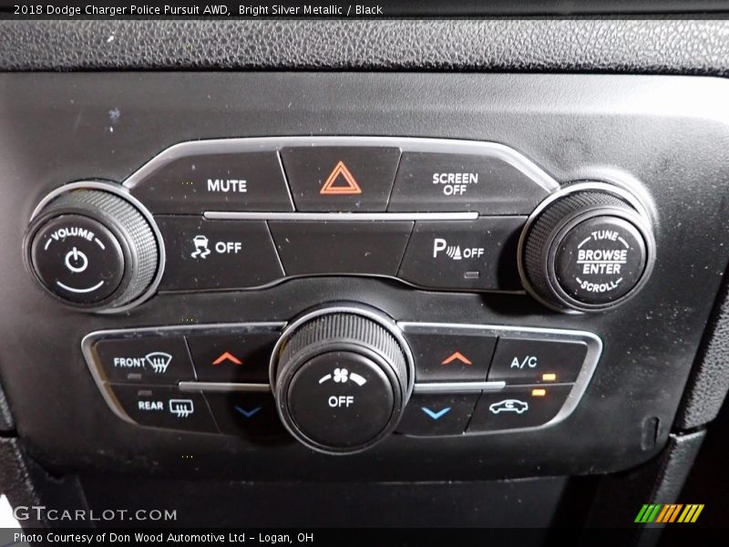 Controls of 2018 Charger Police Pursuit AWD