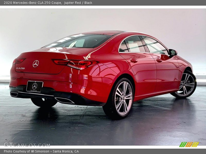 Jupiter Red / Black 2020 Mercedes-Benz CLA 250 Coupe