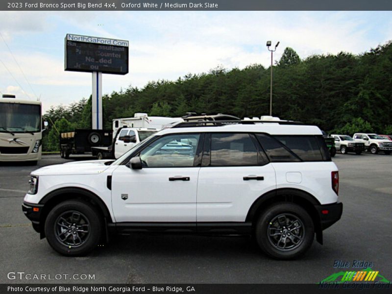 Oxford White / Medium Dark Slate 2023 Ford Bronco Sport Big Bend 4x4