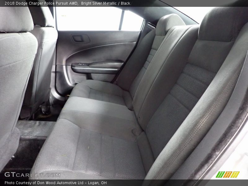 Rear Seat of 2018 Charger Police Pursuit AWD