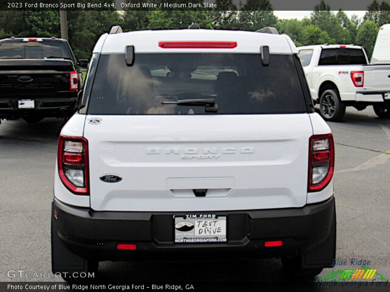 Oxford White / Medium Dark Slate 2023 Ford Bronco Sport Big Bend 4x4