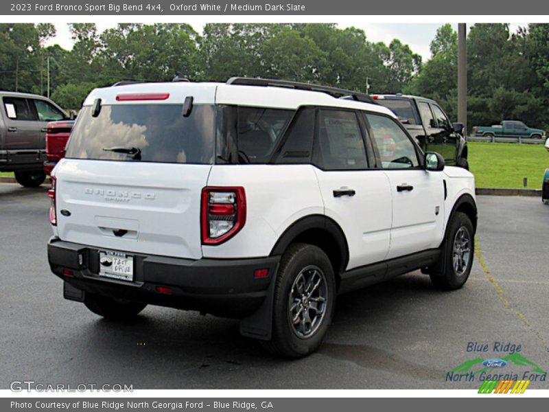 Oxford White / Medium Dark Slate 2023 Ford Bronco Sport Big Bend 4x4