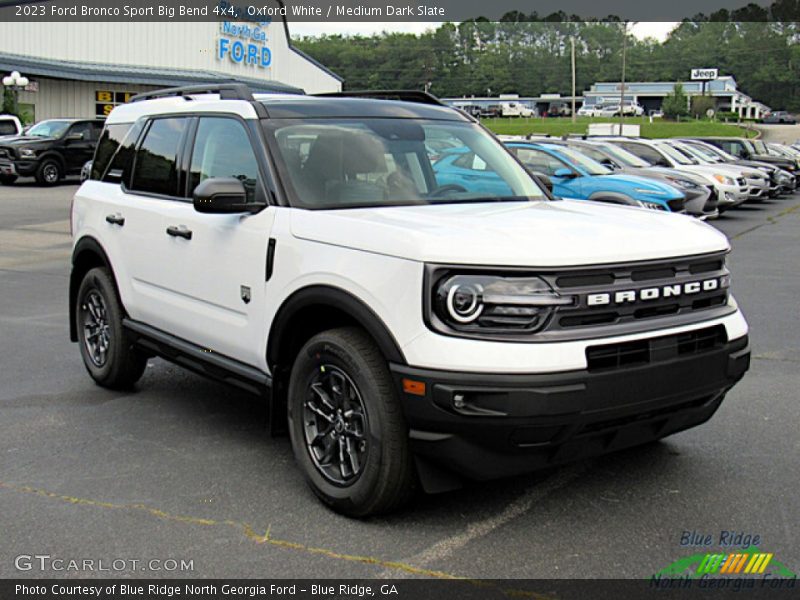 Oxford White / Medium Dark Slate 2023 Ford Bronco Sport Big Bend 4x4