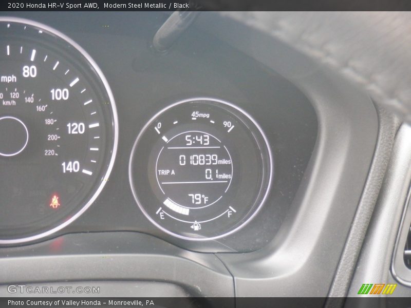 Modern Steel Metallic / Black 2020 Honda HR-V Sport AWD
